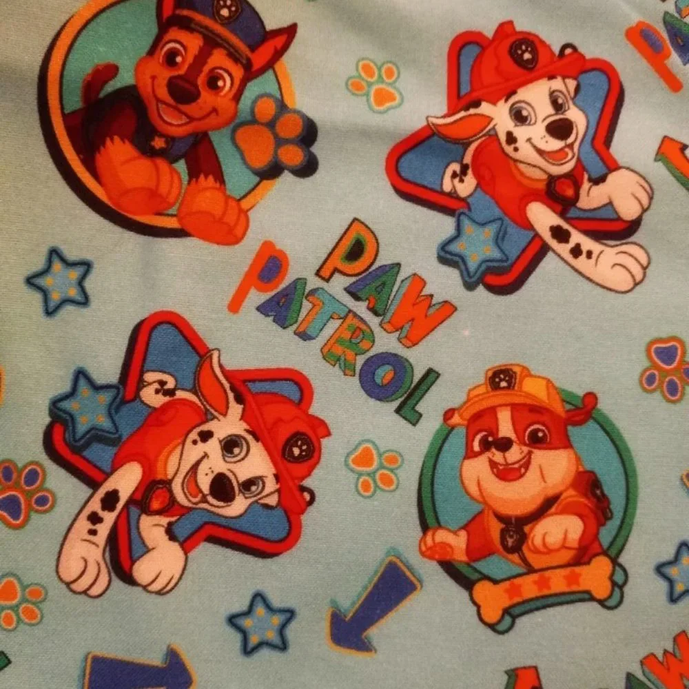 Baby Bibs Set Of 6 NWOT FLORAL & PAW PATROL - Picture 7 of 7